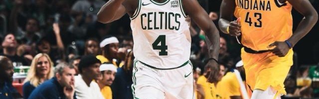 百家乐官网-布朗投中绝平三分难记首功？霍勒迪爆发如同及时雨